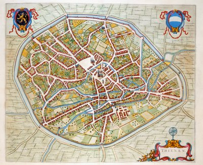 Tienen, 1649 von Joan Blaeu
